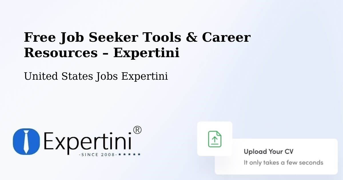 Free Job Seeker Tools & Career Resources – Valley Green - Valley Green, United States Jobs Expertini